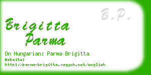 brigitta parma business card